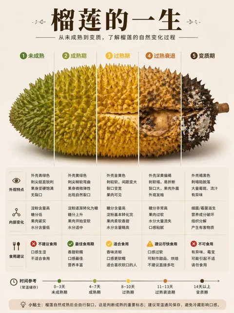 Garlic ripening evolution chart