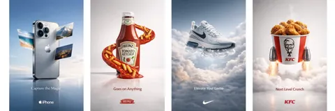 Premium surreal product ad