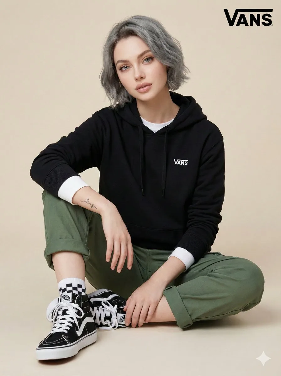 Beige studio street style relaxation — Sonra