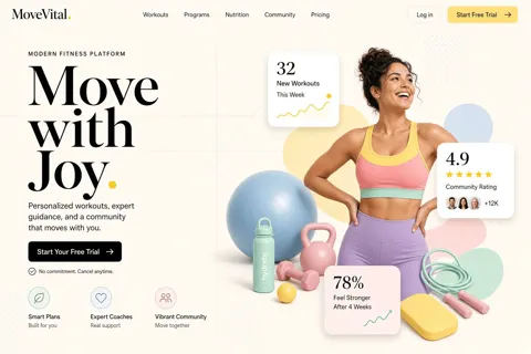 Minimalist editorial high end web design prompts