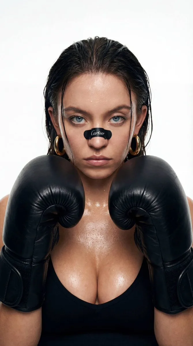 Cartier female boxer luxury portrait — Sonra