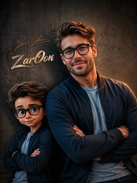 Cinematic portrait boy miniature version 1778742851945