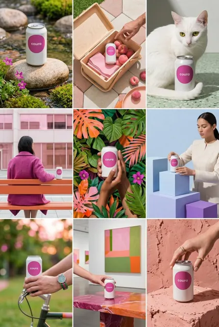 Premium product aesthetic grid