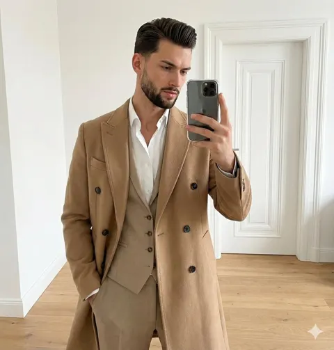 Minimalist mirror selfie