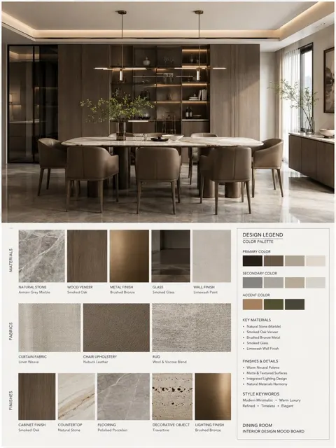 Generate indoor design mood board