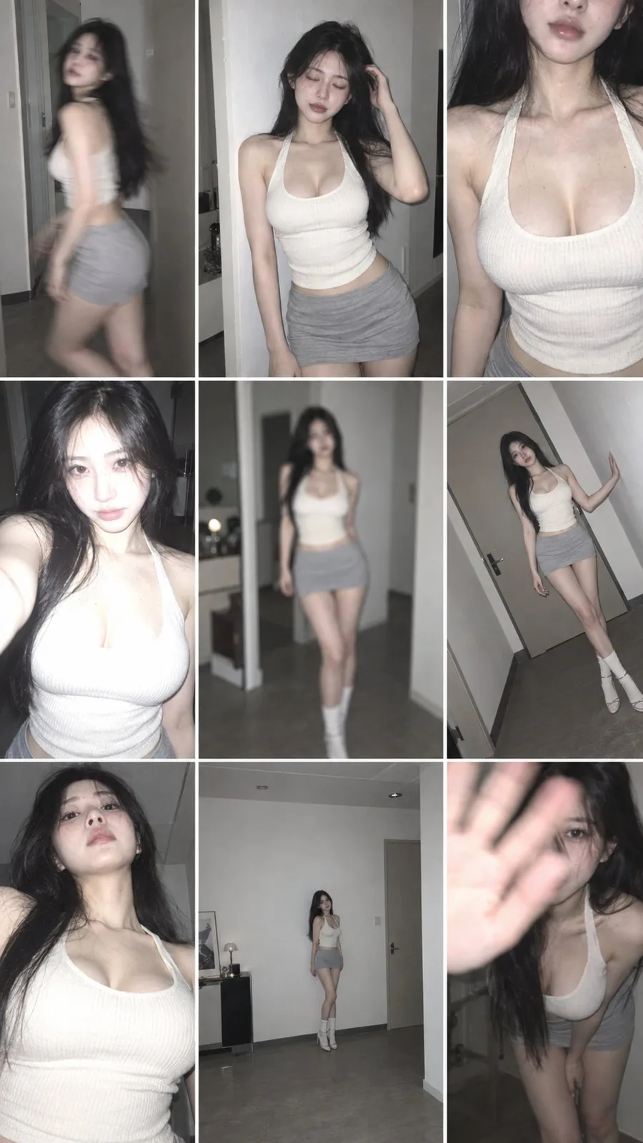 Indoor amateur failed god shot portrait collage — Sonra