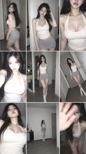 Indoor amateur failed god shot portrait collage