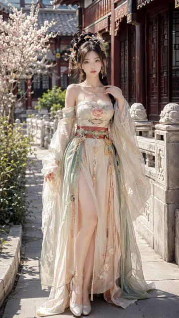 18 year old chinese influencer tang style hanfu