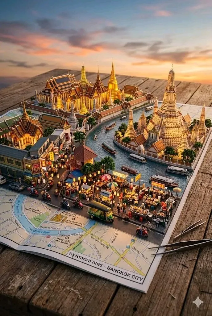 3d miniature diorama city maps — Sonra