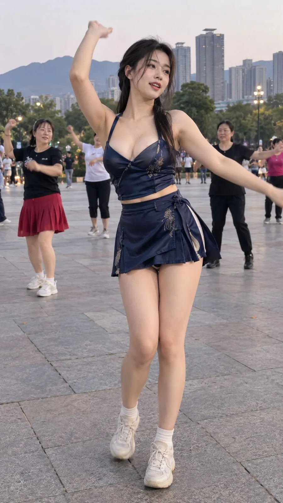 Minimalist oriental mamian skirt aesthetic snapshot — After