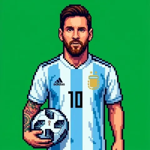 Retro arcade pixel art profile pic