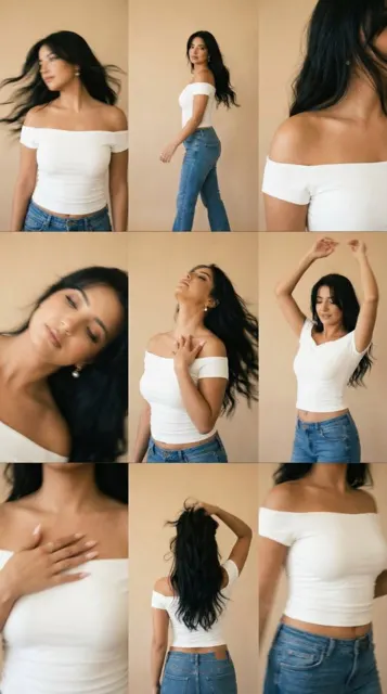 Warm film contact sheet girl