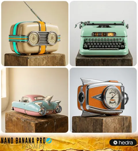 Retro space age product