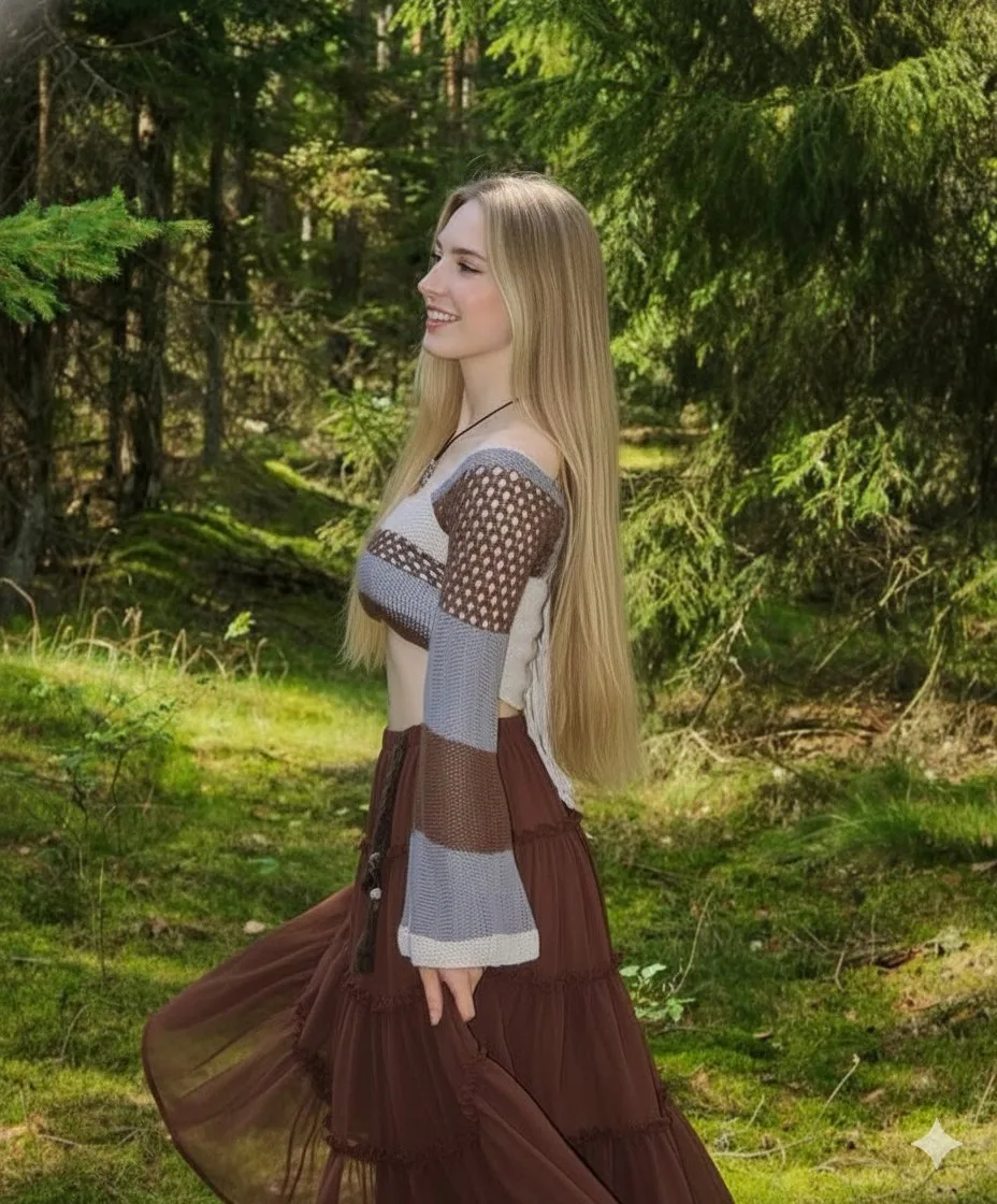 Boho blonde pine forest — After