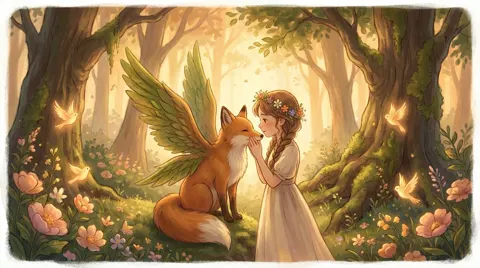 Amber glow fairy tale