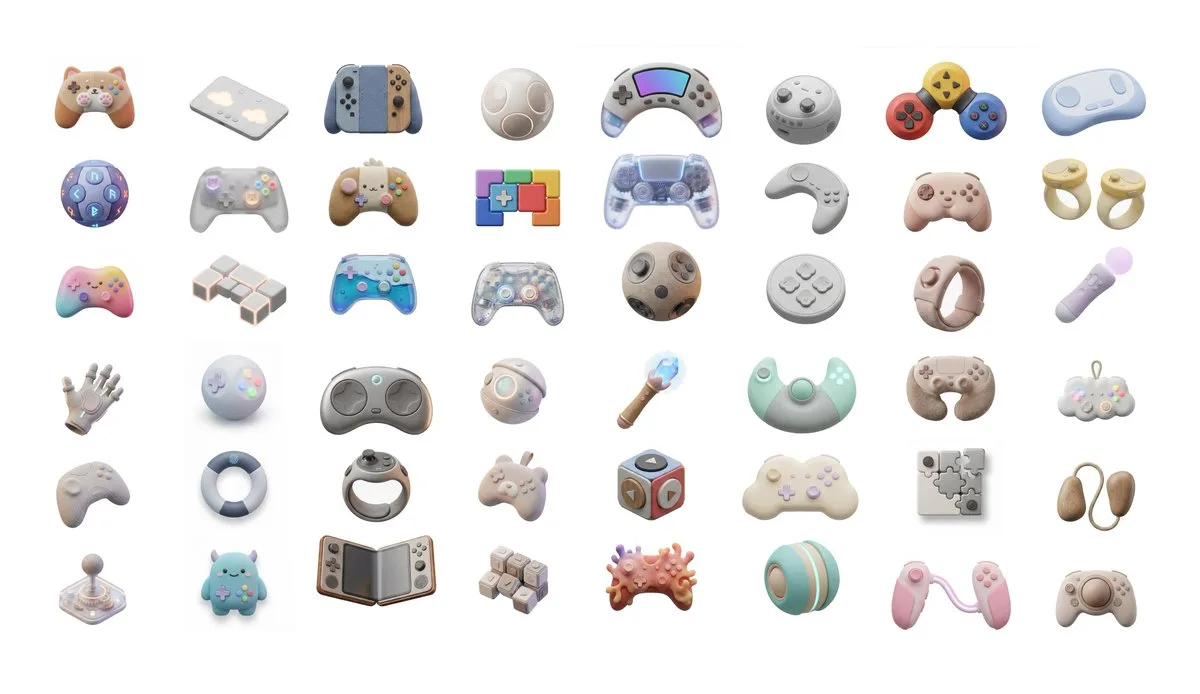 Tactile 3d art game controllers — Sonra