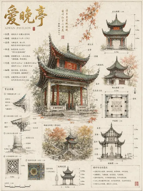Master architectural sketch scroll