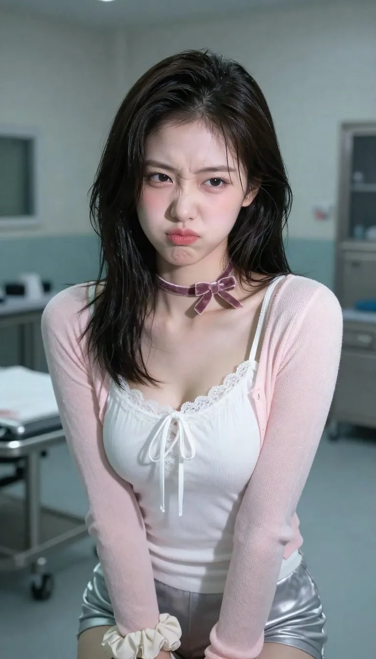 K pop idol abandoned operating room portrait paolo roversi style — After