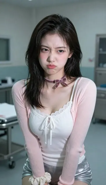 K pop idol abandoned operating room portrait paolo roversi style