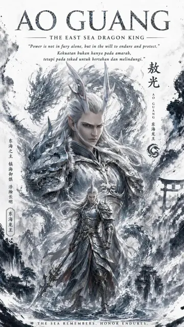 Ao run west sea dragon king epic fantasy book cover