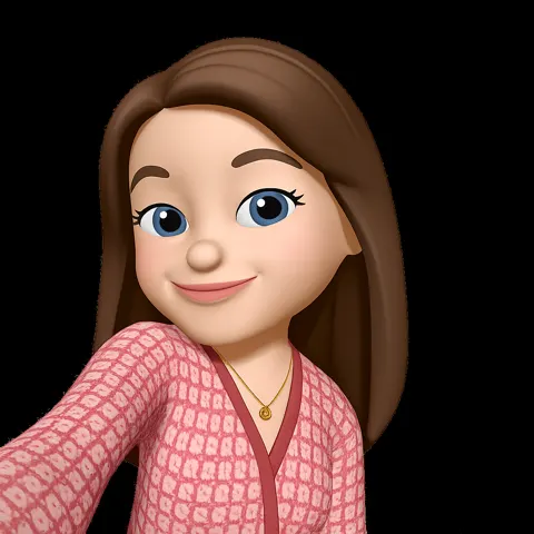 Realistic Apple Memoji-Style Female Emoji Portrait