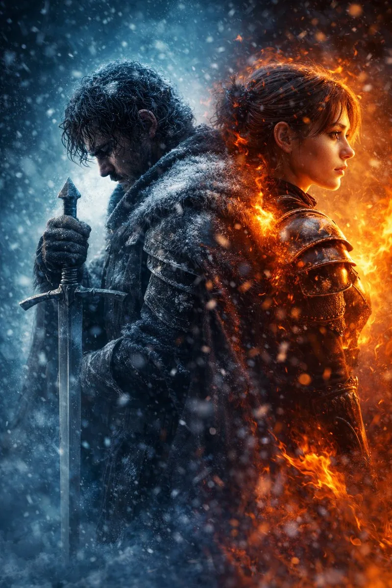 Ice fire warriors epic poster — Sonra