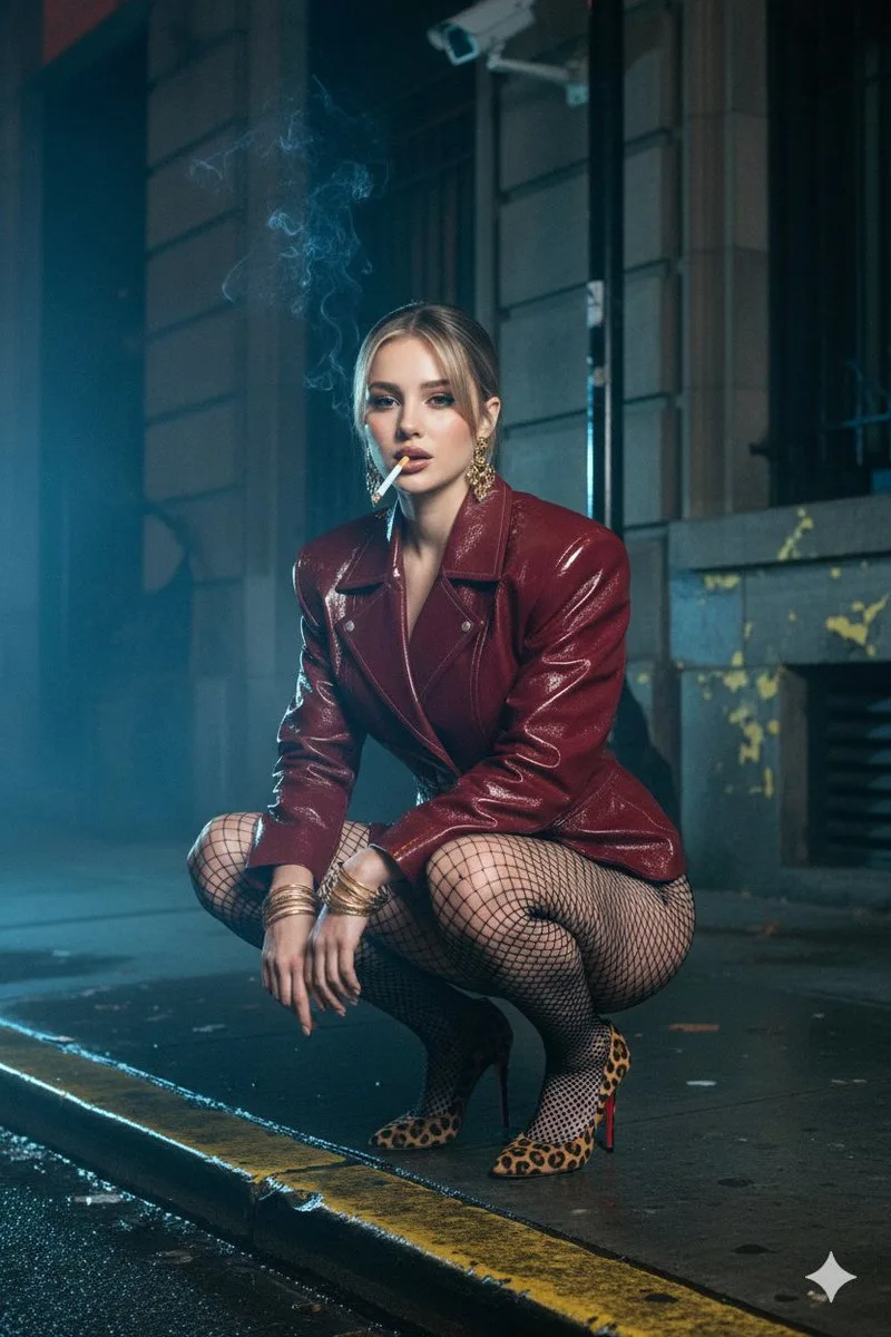 Rainy night cyber girl — Sonra