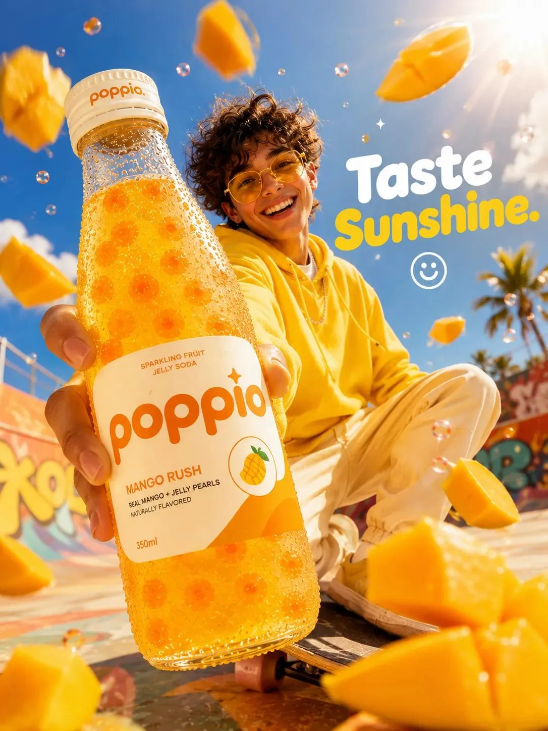 Ultra realistic summer beverage commercial photography — Sonra