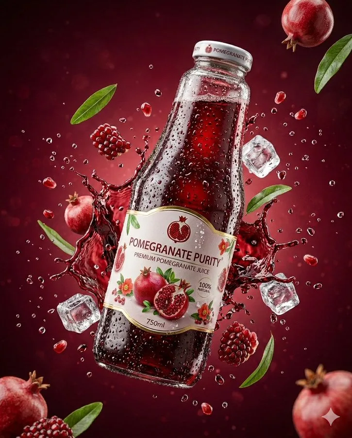 Premium cherry juice splash commercial — Sonra
