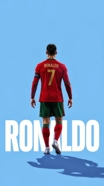 Minimalist ronaldo portugal sports poster wallpaper
