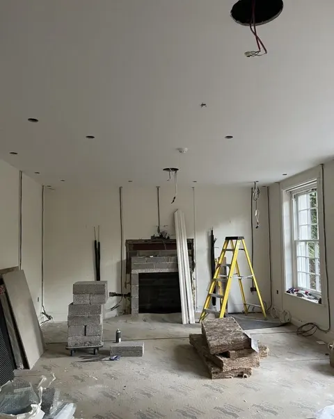 Modern living room renovation