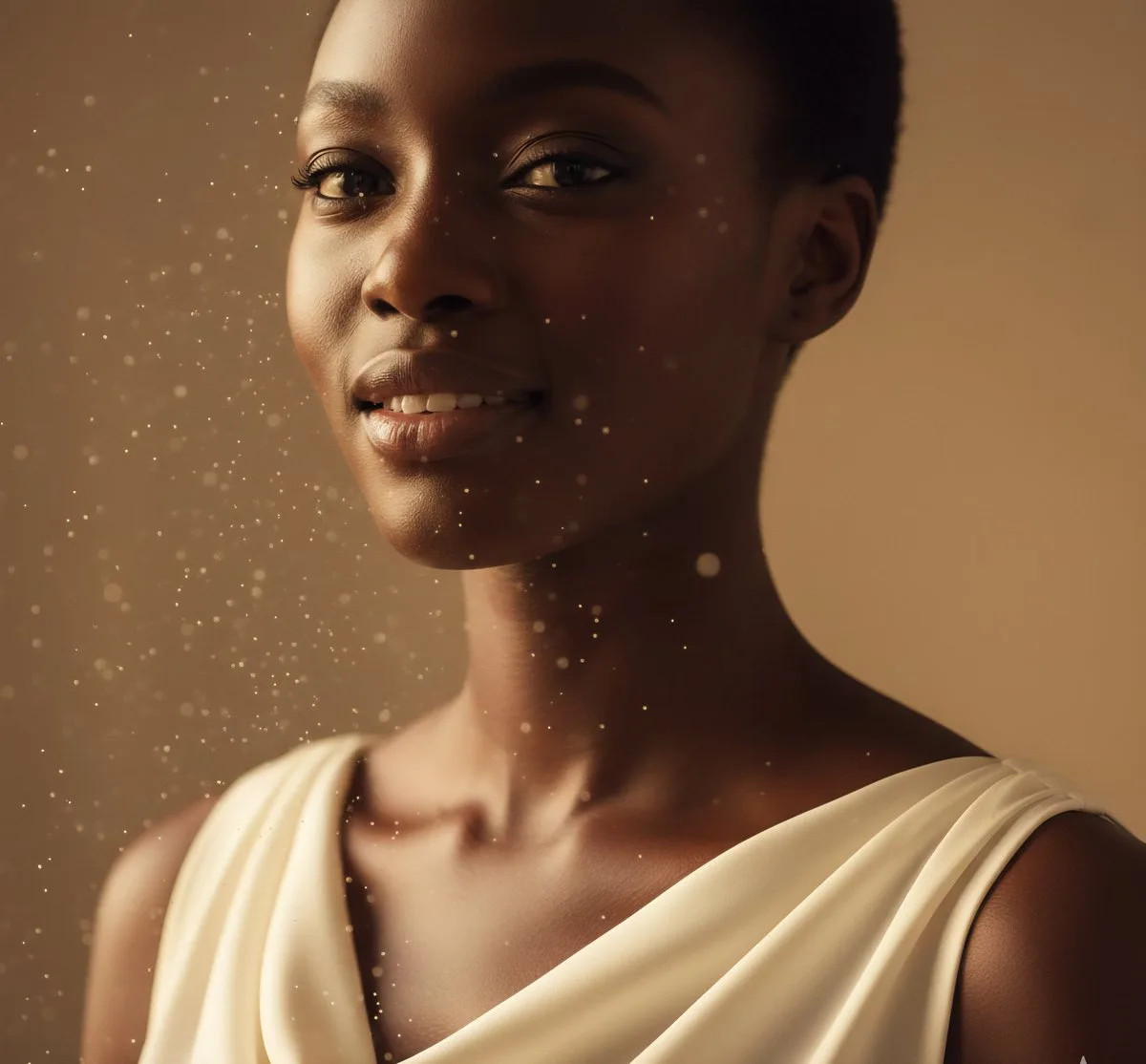 Warm dust african fashion closeup — Sonra