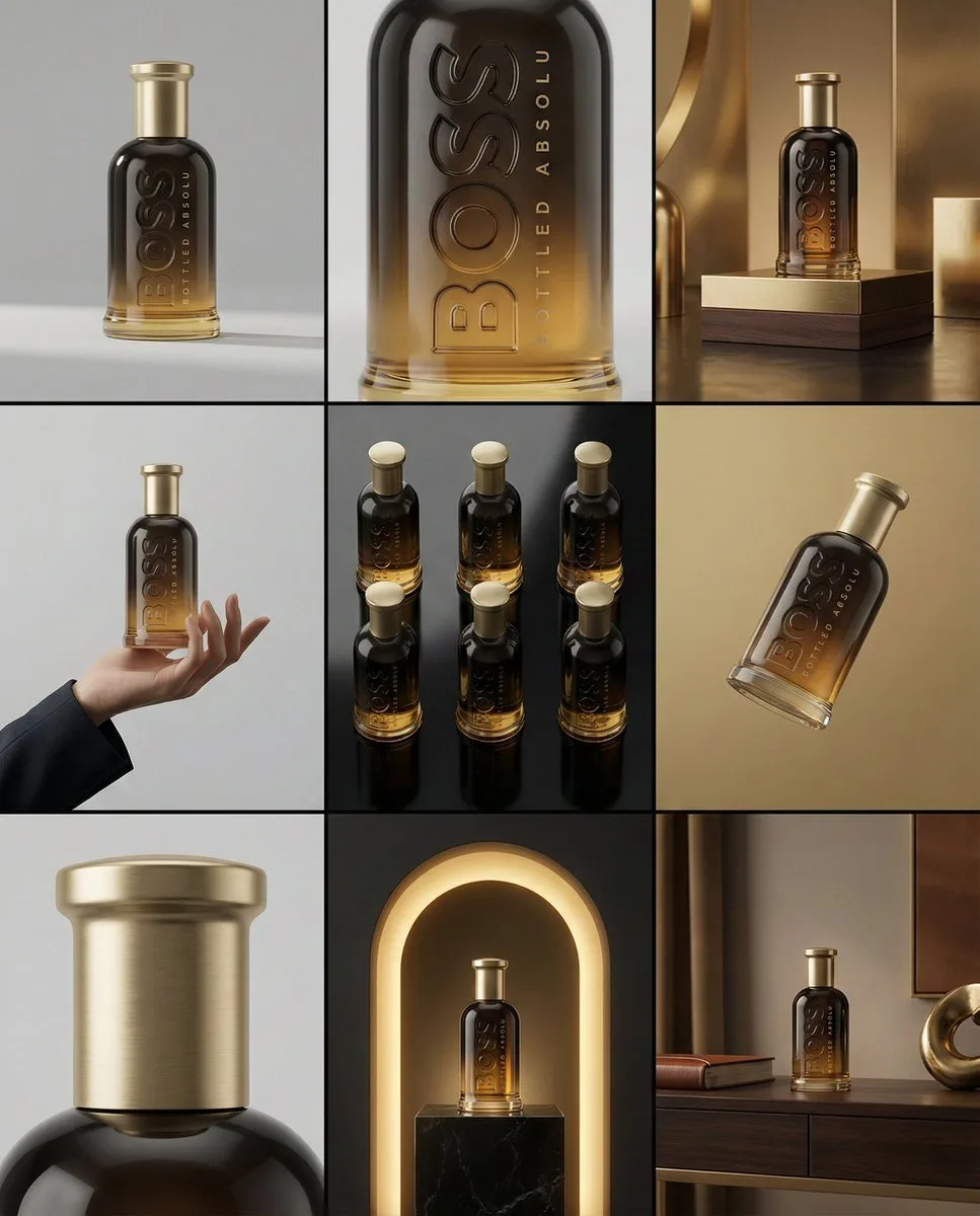 High end brand visual grid mockup — Sonra