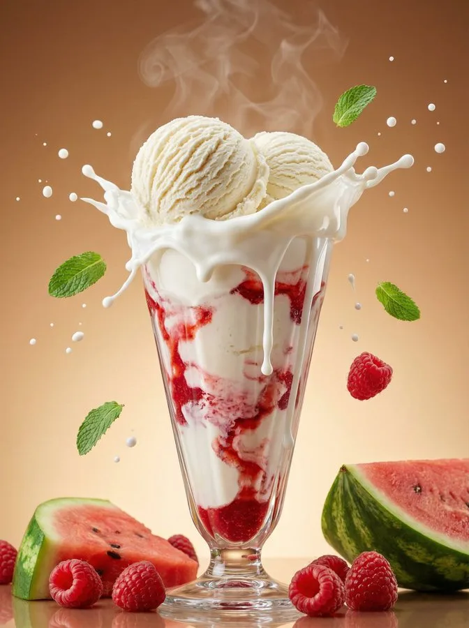 Strawberry luxury sundae storm — After