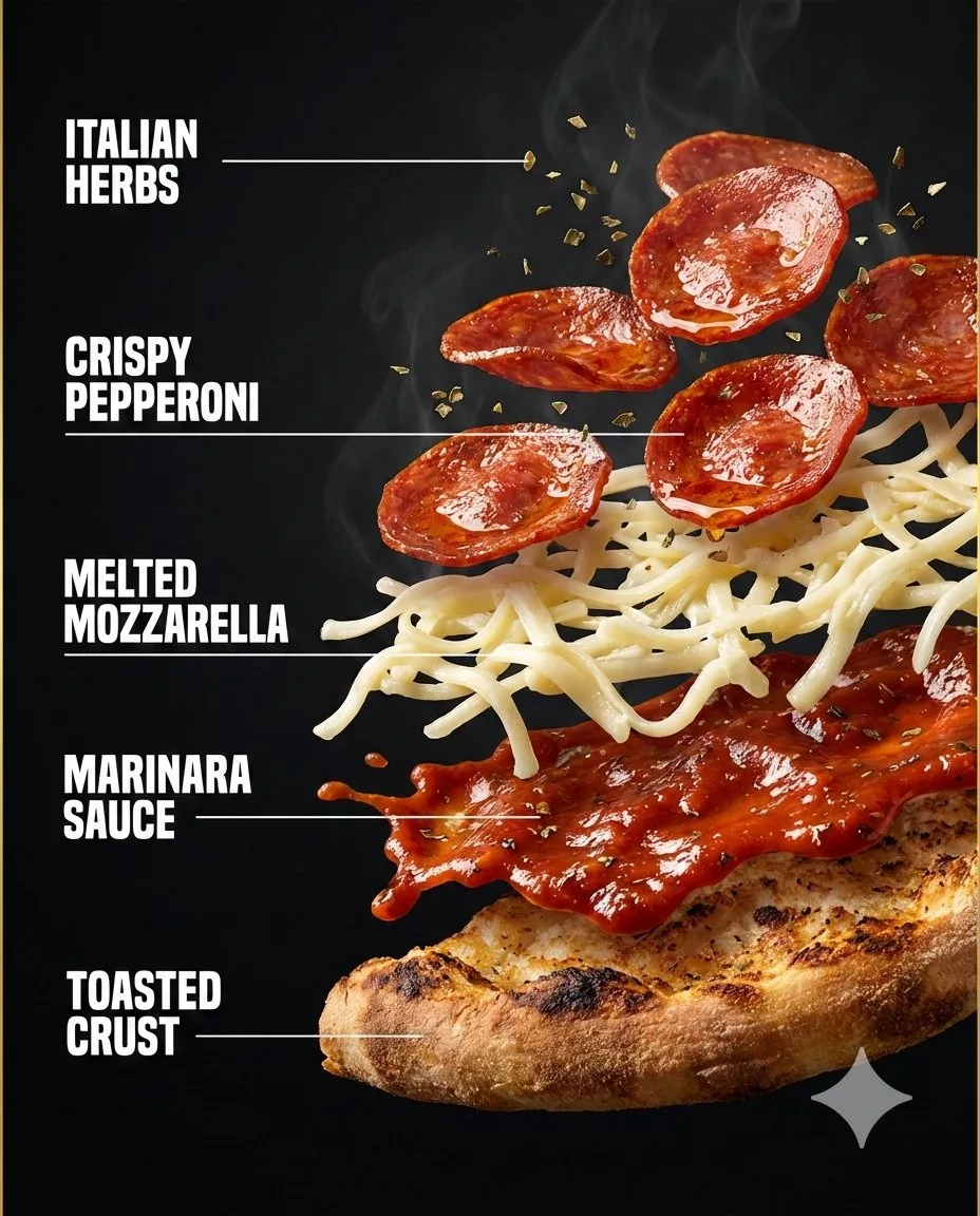 Luxury floating fast food ad — Sonra