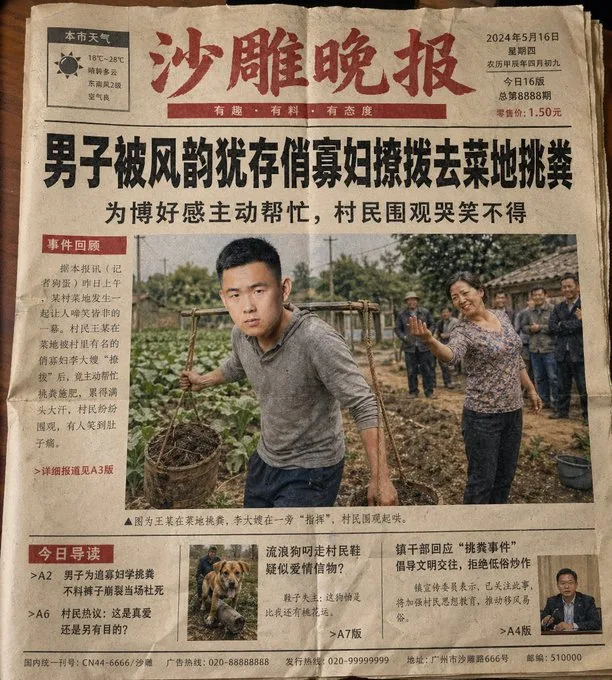 Bizarre front page news shadiao daily — Sonra
