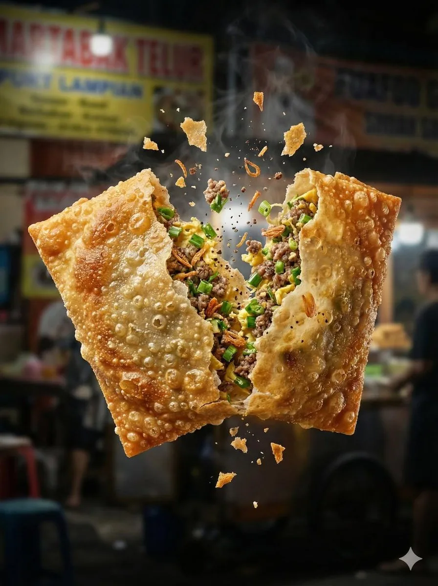 Indonesian martabak burst — Sonra