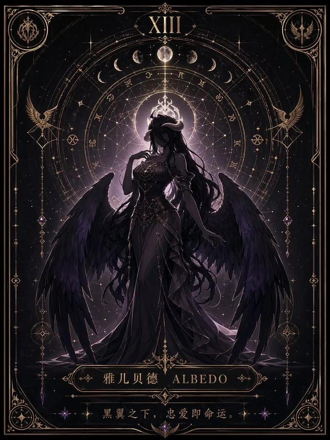 Minimalist destiny tarot poster — Sonra