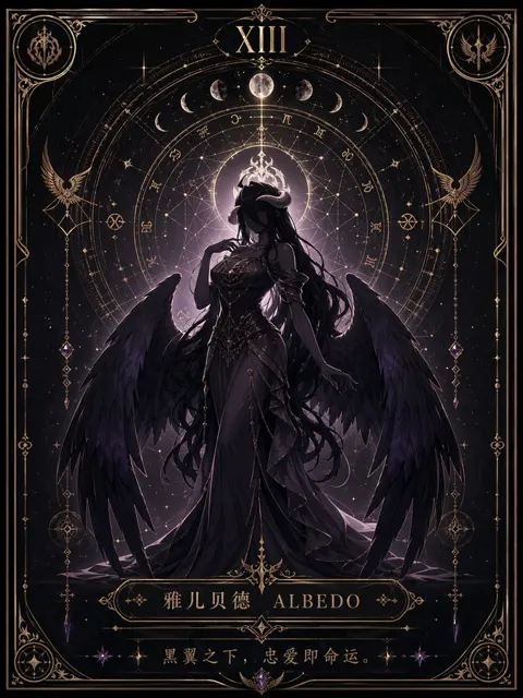 Minimalist destiny tarot poster