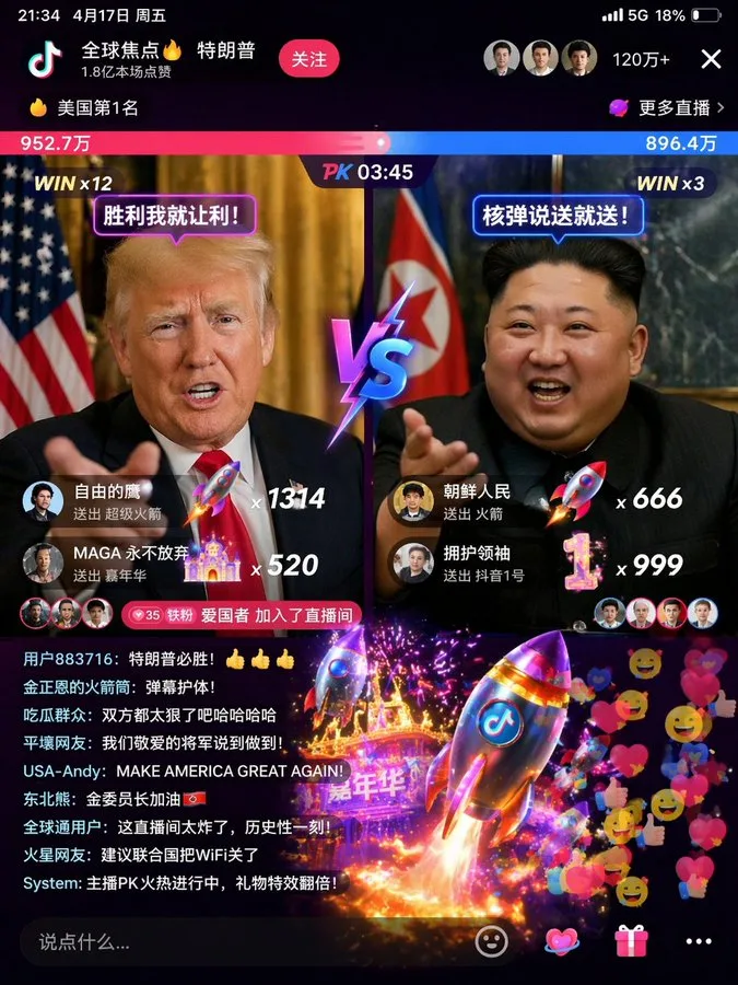 Trump kim tiktok pk — Sonra