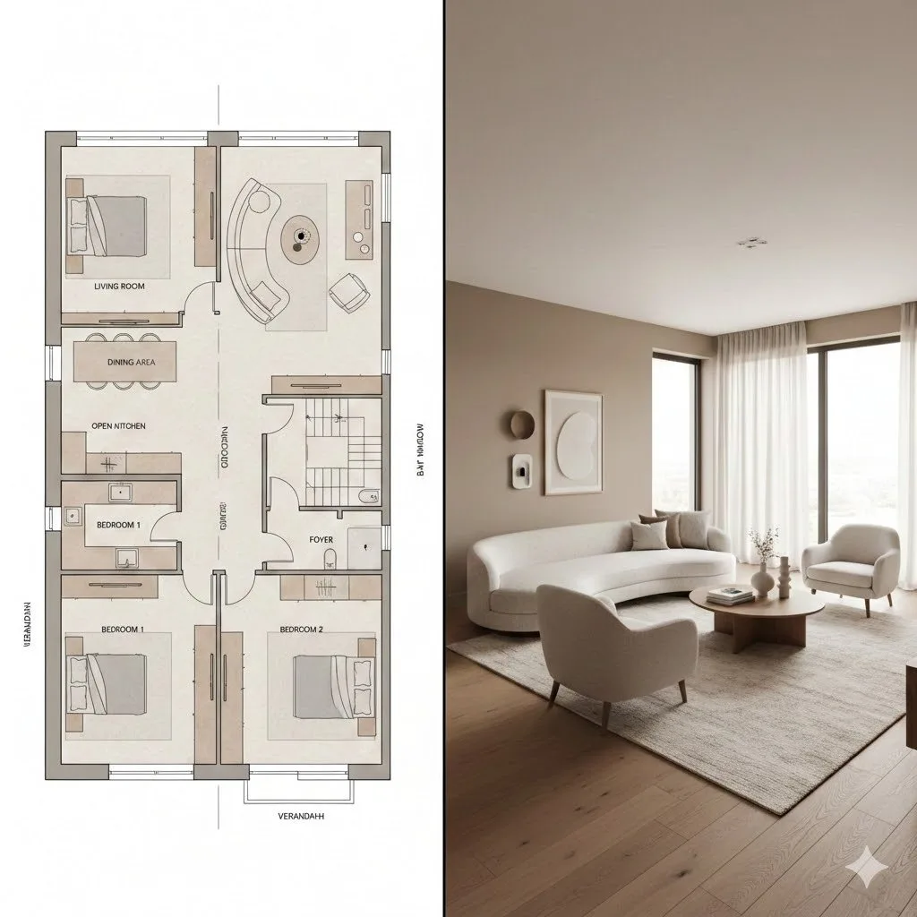From blueprint to cozy reality — Sonra