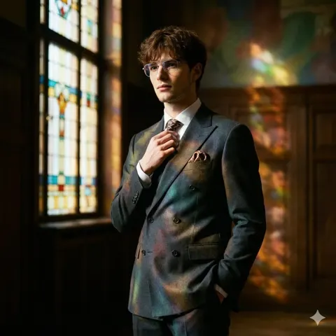 Art deco retro gentleman