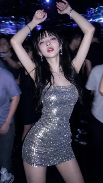 Ccd flash nightlife korean woman portrait