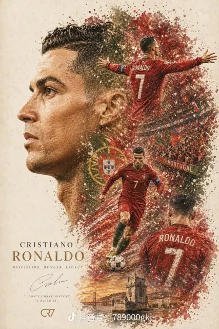 Professional sports athlete collage poster