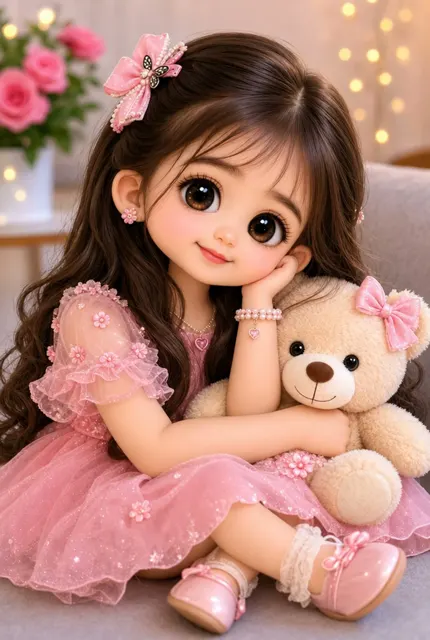 Transform person to cute chibi doll