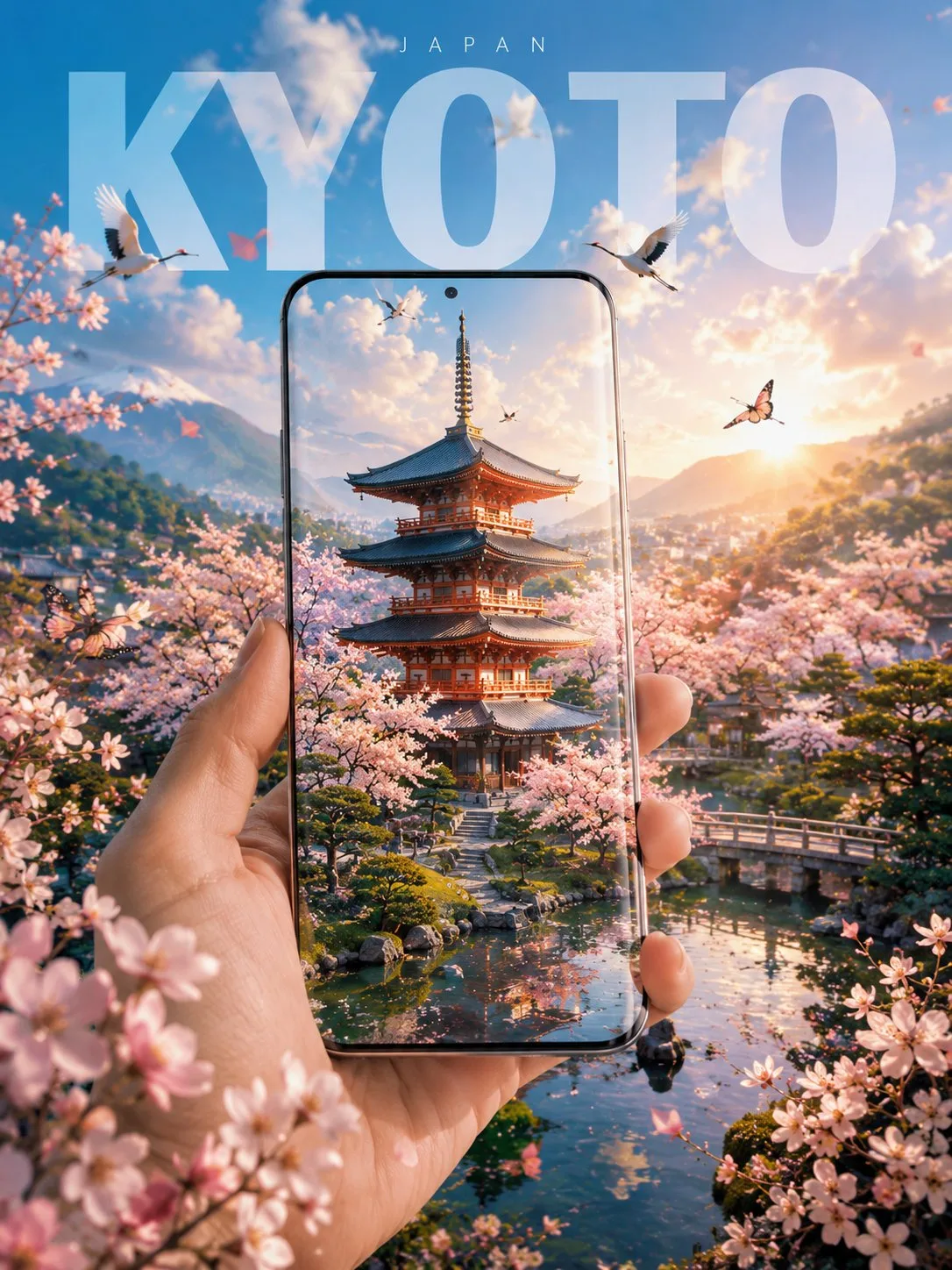 London travel poster smartphone portal cinematic — Sonra