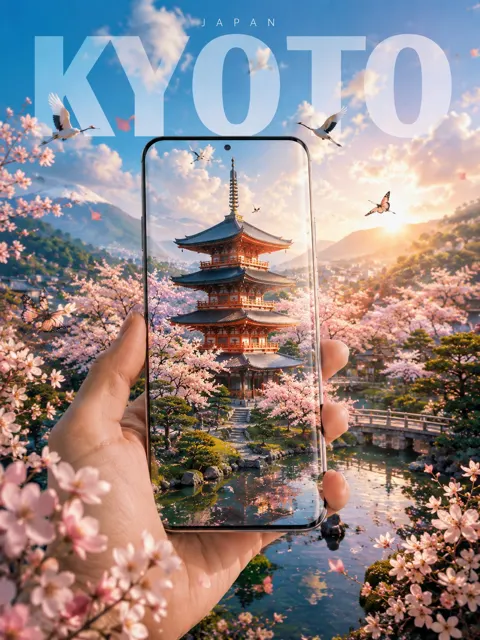 London travel poster smartphone portal cinematic