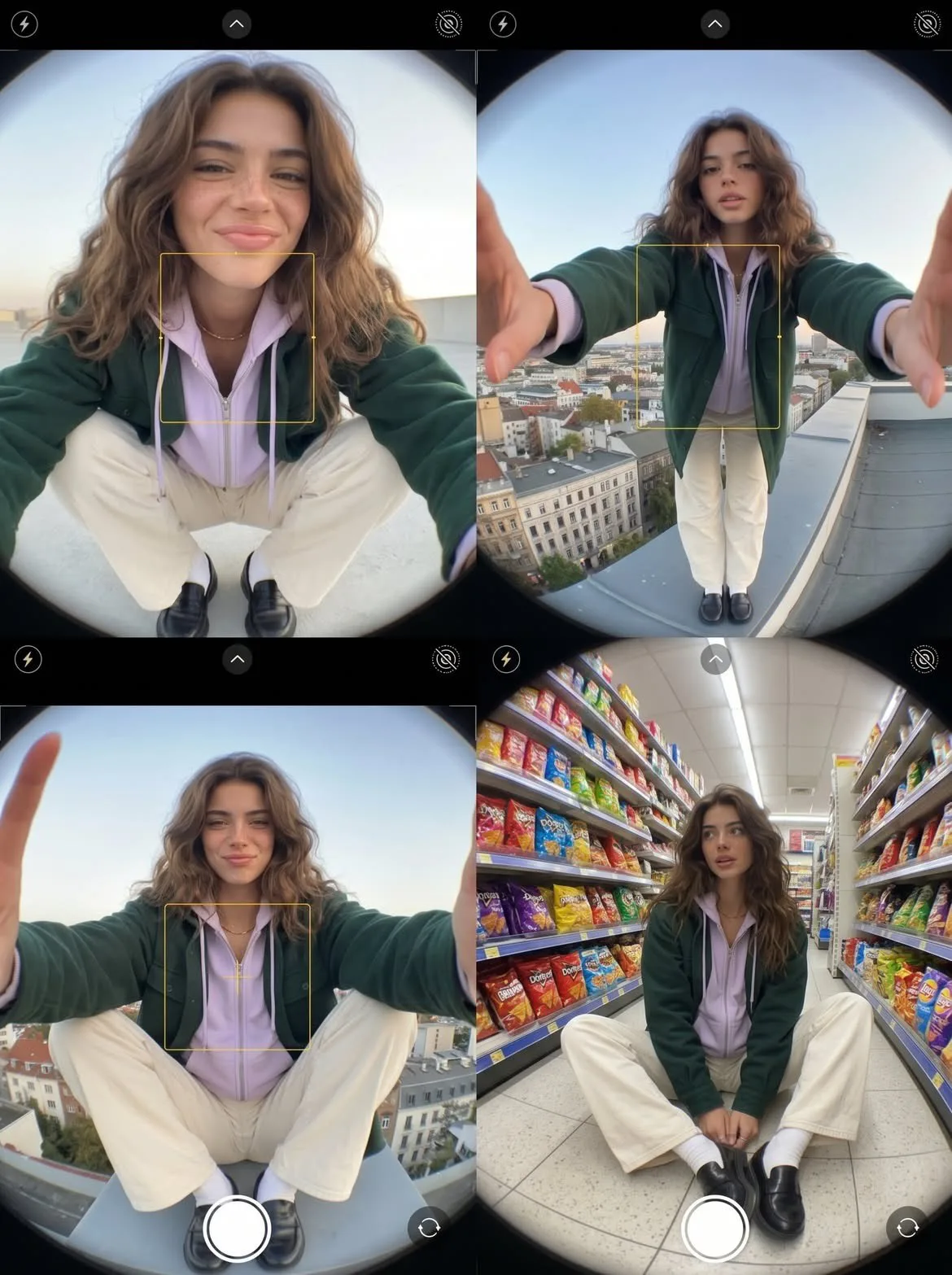 Fisheye smartphone fashion diary — Sonra