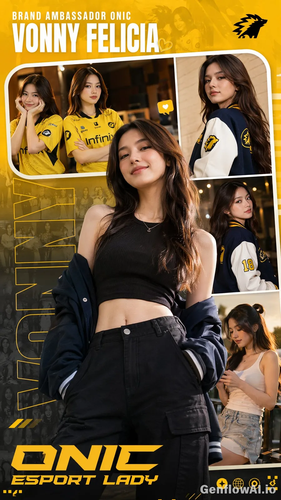 Ultra premium influencer collage poster design — After