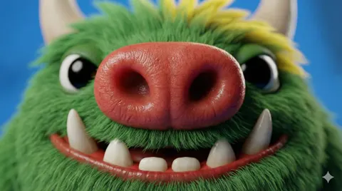 Nose macro photography
